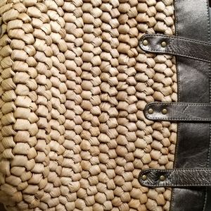 J. Crew woven shoulder bag